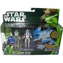 Load image into Gallery viewer, 2013 Star Wars The Clone Wars 501st Legion AT-RT with ARF Trooper and TX-21 Tactical Droid - Front