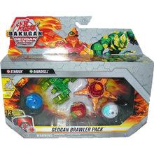 Load image into Gallery viewer, Bakugan Geogan Rising 5 Figure Brawler Pack with Pyrus Starbox + Ventus Babadrill - Front