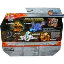 Load image into Gallery viewer, Bakugan Geogan Rising 5 Figure Brawler Pack with Aurelus Surturan + Aquos Swarmer - Back