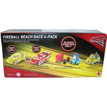 Load image into Gallery viewer, Disney Cars Fireball Beach Race 4-Pack FCL78 - Back