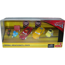 Load image into Gallery viewer, Disney Cars Fireball Beach Race 4-Pack FCL78 - Front