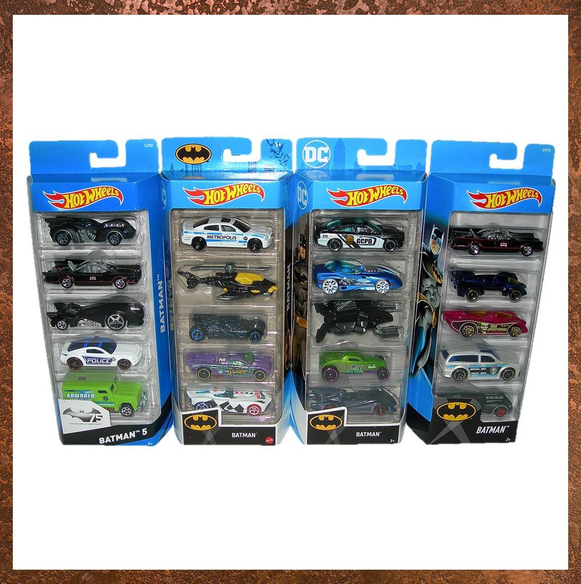Hot Wheels Batman 5-pack 20 Vehicle Collection Bundle – BigBrandToys