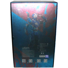 Load image into Gallery viewer, KingArts Iron Man 3 Iron Patriot 1/9th Scale Diecast Figure DFS004 - Back of Boxt