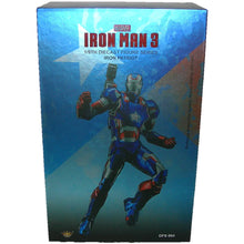 Load image into Gallery viewer, KingArts Iron Man 3 Iron Patriot 1/9th Scale Diecast Figure DFS004 - Front of Box