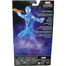 Load image into Gallery viewer, Marvel Legends Gamerverse Miles Morales 6-Inch Translucent Blue Camouflage Suit F0209 - Back