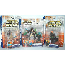 Load image into Gallery viewer, Star Wars Clone Wars Army of The Republic Jedi Knight Army, Saesee Tiin & Obi-Wan Kenobi Figures - Front