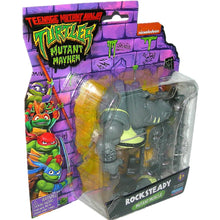 Load image into Gallery viewer, Teenage Mutant Ninja Turtles Mutant Mayhem Rocksteady 4.25-Inch Action Figure - Left