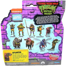 Load image into Gallery viewer, Teenage Mutant Ninja Turtles Mutant Mayhem Splinter 4-Inch Action Figure - Back