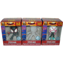 Load image into Gallery viewer, Funko Mini Spider-Man Across the Spiderverse Spider-Man, Translucent Spider-man, Spider-gwen 74112