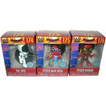 Load image into Gallery viewer, Funko Mini Spider-Man Across the Spiderverse The Spot, Spider-Man India, Spider-Woman 74112