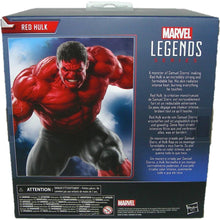 Load image into Gallery viewer, Marvel Legends Captain America Brave New World 8-Inch Red Hulk Action Figure G0160 Back of Box