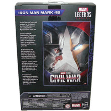 Load image into Gallery viewer, Marvel Legends 6-Inch Captain America Civil War Iron Man Mark 46 Action Figure F6517 - Back