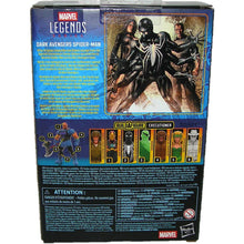 Load image into Gallery viewer, Marvel Legends Dark Avengers Spider-Man 6-inch Action Figure G0824 Back of Box