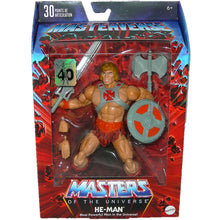 Load image into Gallery viewer, Masters of the Universe Masterverse 40th Anniversary He-Man Action Figure HJH58 - Front