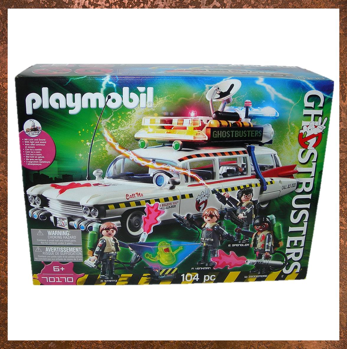 Playmobil 70170 Ghostbusters Ecto-1A with Lights, Sound & 4