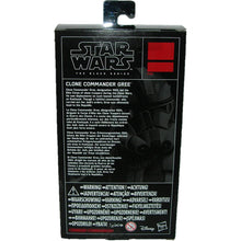 Load image into Gallery viewer, Star Wars Black Series Exclusive 6-inch Clone Commander Gree Red box C3193 - Back