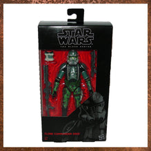 Load image into Gallery viewer, Star Wars Exclusive Black Series Clone Commander Gree action figure in packaging
