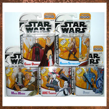 Load image into Gallery viewer, Star Wars Clone Wars Tartakovsky Animated Series - Set of 5 Figures