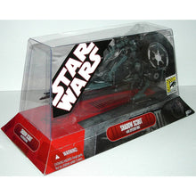 Load image into Gallery viewer, Star Wars 30th Anniversary San Diego Comic Con Shadow Scout with Speeder Bike - Back left