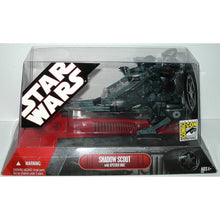 Load image into Gallery viewer, Star Wars 30th Anniversary San Diego Comic Con Shadow Scout with Speeder Bike - Front