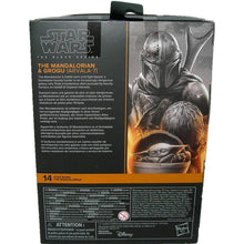 Load image into Gallery viewer, Star Wars Black Series 6-Inch The Mandalorian and Grogu Arvala-7 Action Figure - Back