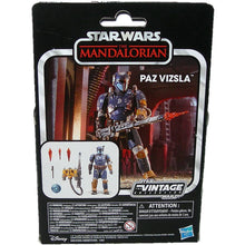Load image into Gallery viewer, Star Wars Vintage Collection Deluxe Paz Vizsla 3.75 Inch Figure F6879 - Back
