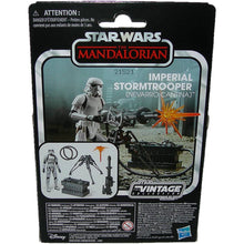 Load image into Gallery viewer, Star Wars Vintage Collection Deluxe Imperial Stormtrooper Navarro Cantina 3.75 Inch Figure F5575 - Back