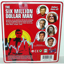 Load image into Gallery viewer, Bif Bang Pow! The Six Million Dollar Man 8-Inch Retro Carded Colonel Steve Austin Figure - Back