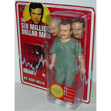 Load image into Gallery viewer, Bif Bang Pow! The Six Million Dollar Man 8-Inch Retro Carded Dr. Rudy Wells Figure - Right View