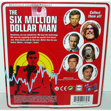 Load image into Gallery viewer, Bif Bang Pow The Six Million Dollar Man 8-Inch Retro Carded Steve Austin Figure - Back