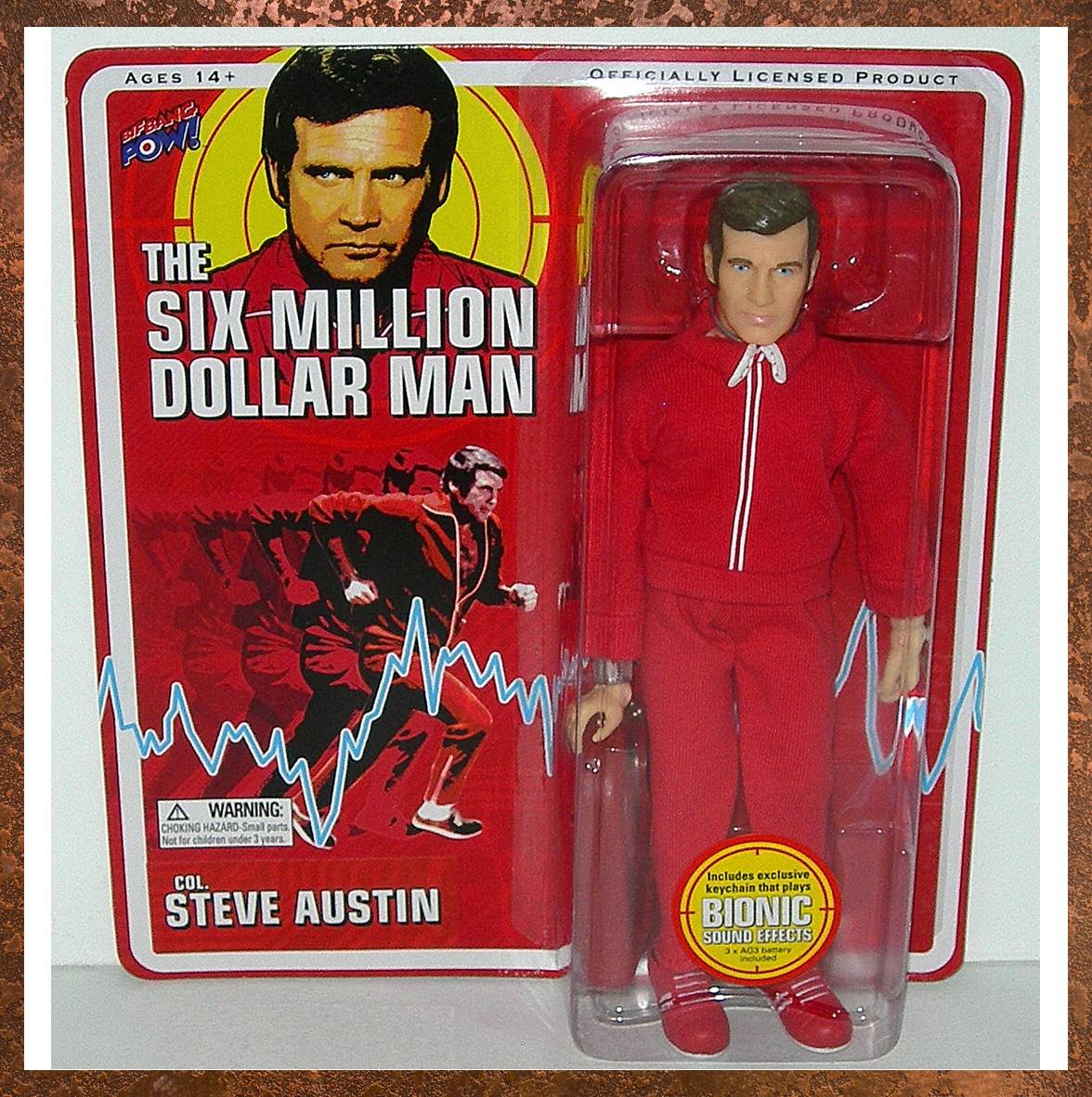 お中元 お歳暮 お年賀 夏 冬 年末年始のご挨拶 ギフト 通販な Bang Bif Pow! Carded Retro 8-Inch Man Dollar Million Six The 弁当箱・水筒