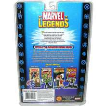 Load image into Gallery viewer, Toybiz 6-inch Marvel Legends Series 1 Stealth Armor Iron Man Variant with comic - Back