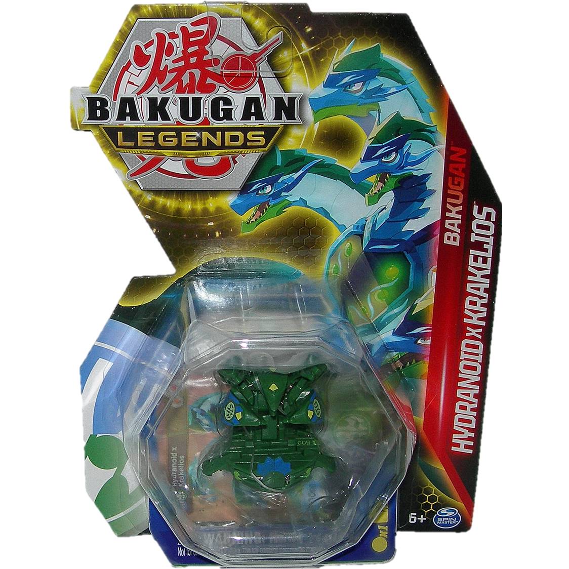 Bakugan Legends Aquos/Ventus Hydranoid x Krakelios Figure