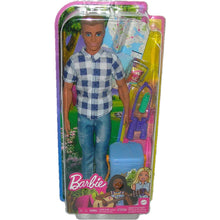 Load image into Gallery viewer, Barbie it takes two camping ken travel adventure doll HHR66 - Front