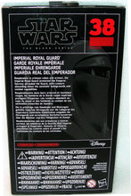 Load image into Gallery viewer, Star Wars Black Series - 6" Imperial Royal Guard #38 - C2144 - back