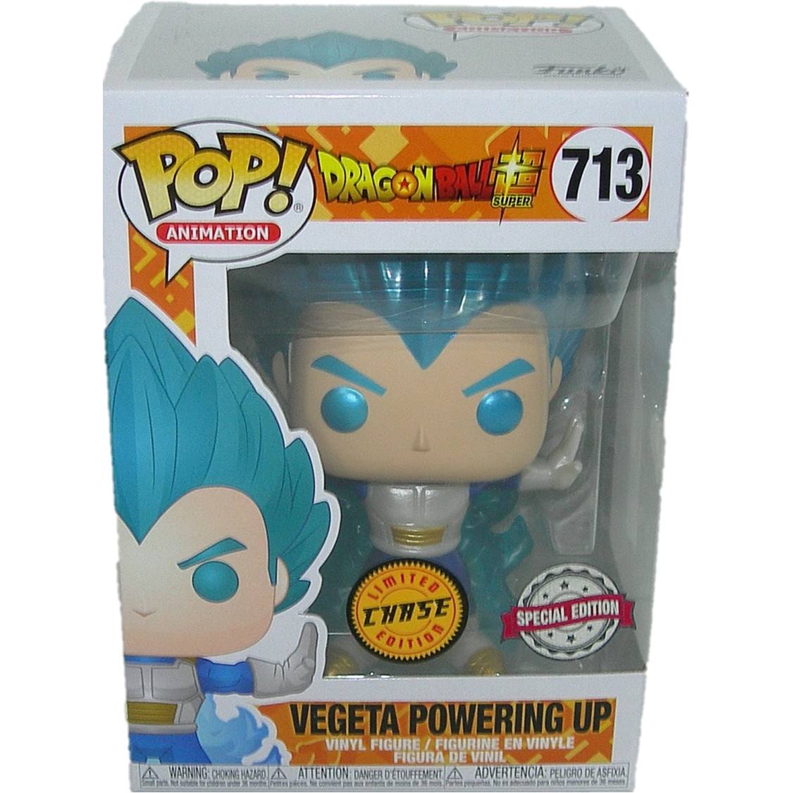 Funko Pop Dragon Ball Super - Vegeta Powering Up 713 (glow In The