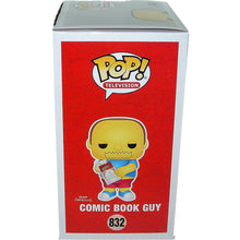 Load image into Gallery viewer, Funko Pop! The Simpsons Comic Book Guy Fall Convention Limited Edition no.832 - side