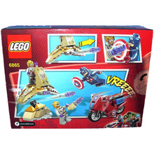 Load image into Gallery viewer, Lego Marvel Super Heroes 6865 Captain America's Avenging Cycle - Back