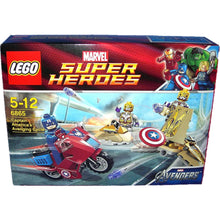 Load image into Gallery viewer, Lego Marvel Super Heroes 6865 Captain America's Avenging Cycle - Front