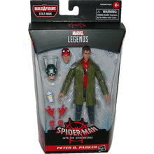 Load image into Gallery viewer, Marvel Legends Spider-Man Into The Spider-Verse 6 Inch Peter B. Parker Action Figure F0256 Front