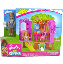 Load image into Gallery viewer, Barbie Club Chelsea Treehouse Playset with Puppy FPF83