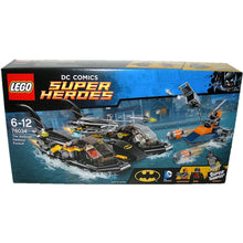 Load image into Gallery viewer, LEGO 76034 DC Batman Batboat Harbour Pursuit with deathstroke - Front