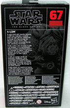 Load image into Gallery viewer, Star Wars Black Series - 6 inch - 4-LOM Action Figure #67 - E1207 - Back of Pack