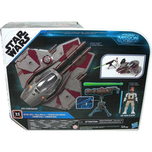 Load image into Gallery viewer, Star Wars Mission Fleet Obi-Wan Kenobi Jedi Starfighter F1136 - Back