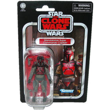 Load image into Gallery viewer, Star Wars The Clone Wars Vintage Collection VC246 Mandalorian Super Commando Captain 3.75 Inch Figure F5629 - Front