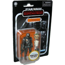 Load image into Gallery viewer, Star Wars Vintage Collection VC177 Din Djarin with The Child 3.75 Inch Figure F0880 left