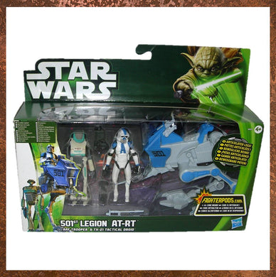 2013 Star Wars The Clone Wars 501st Legion AT-RT with ARF Trooper and TX-21 Tactical Droid - Gallery