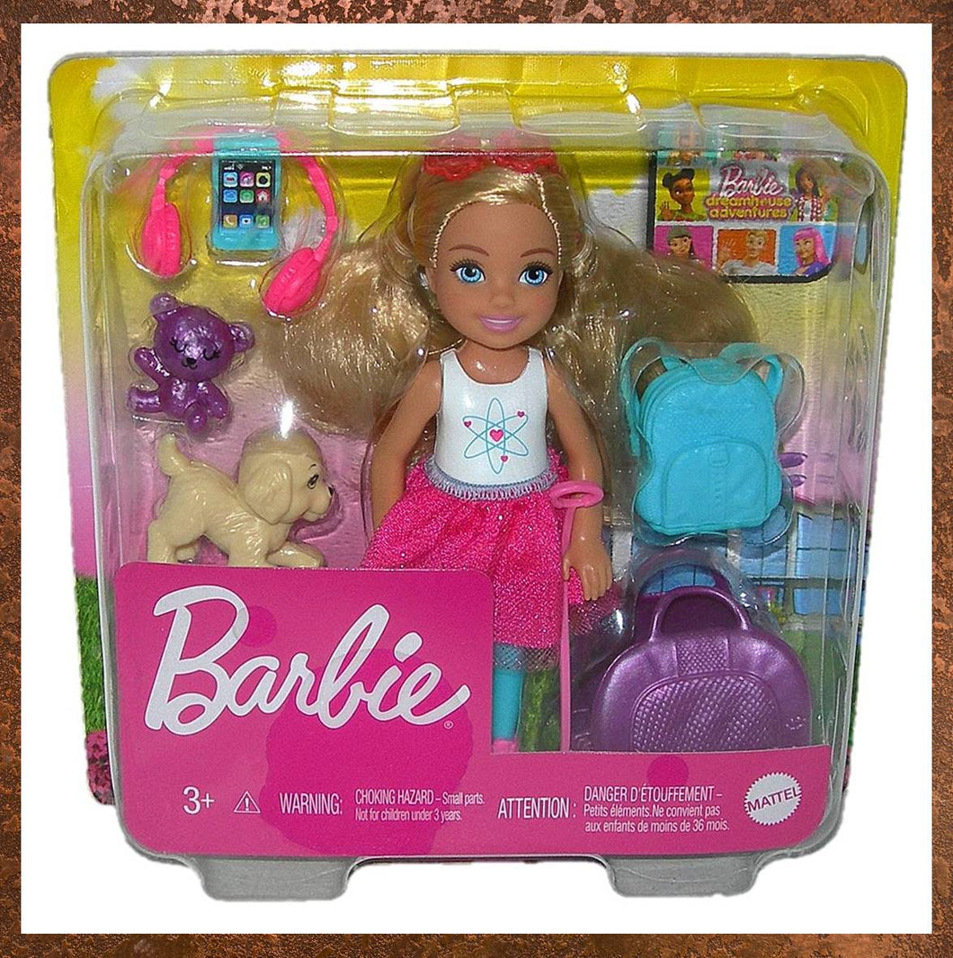 Barbie Dreamhouse Adventures Chelsea & Puppy Travel Set FWV20 - Gallery