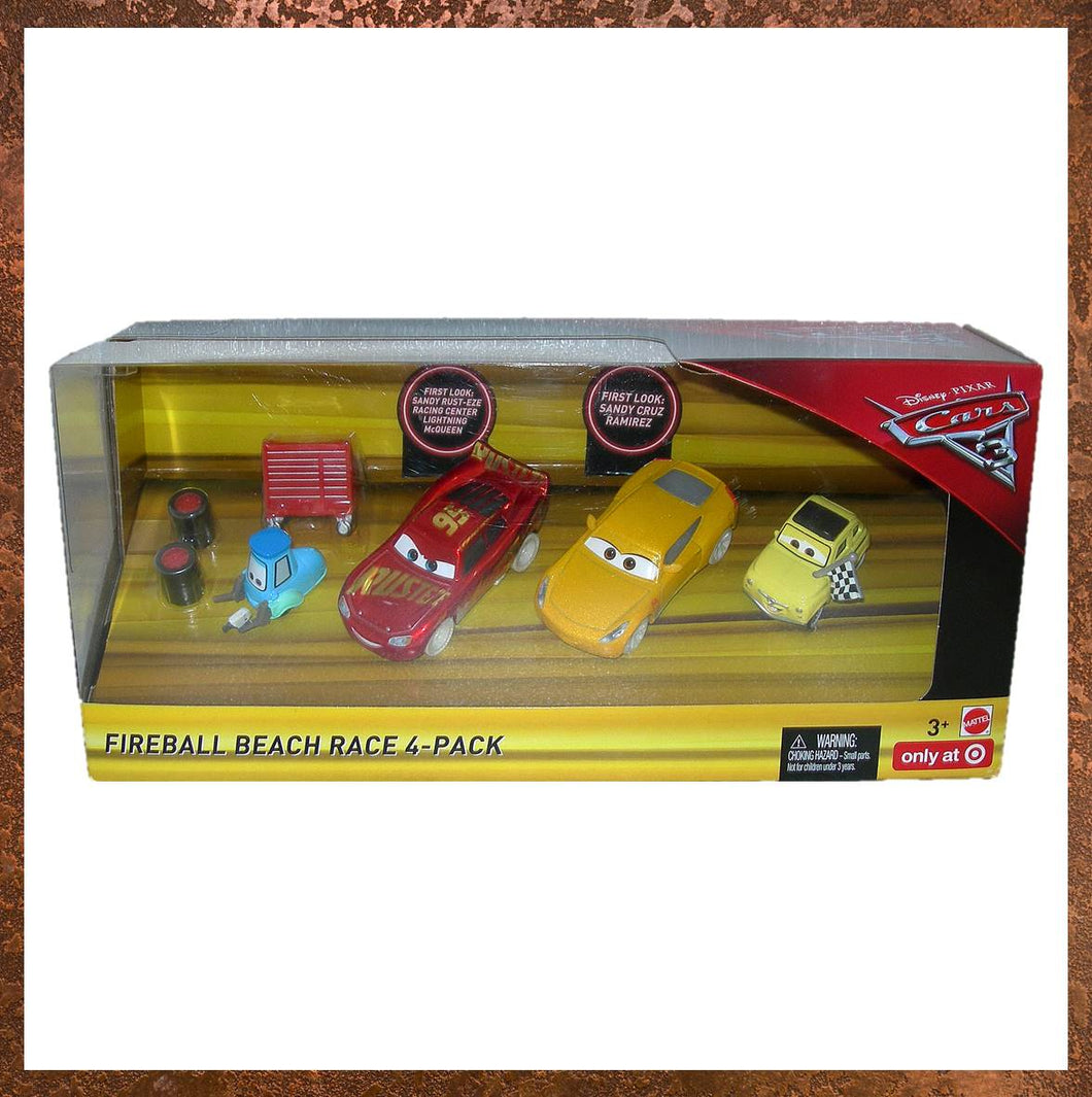 Disney Cars Fireball Beach Race 4-Pack FCL78 - Gallery