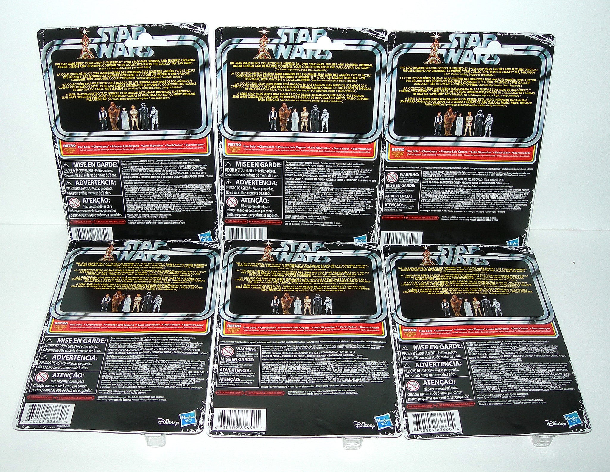 Star Wars Retro Collection 2019 – Set Da 6 Figure Da 9,5 Cm Ispirate Agli Anni '70 - 4